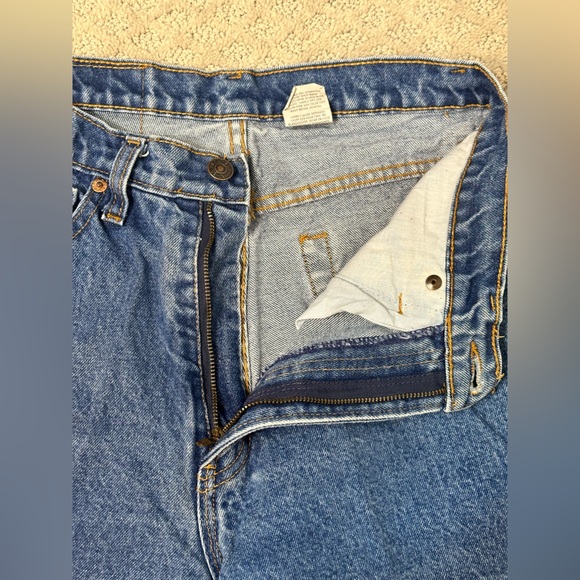 Sz 11/12 Jordache vintage 90s jeans medium wash high rise stovepipe fit like new - Picture 7 of 8